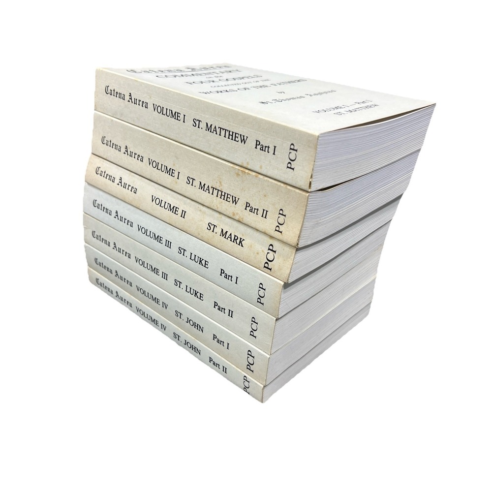 Catena Aurea Book Lot Of 7 St. Thomas Aquinas Preserving Christian First Print